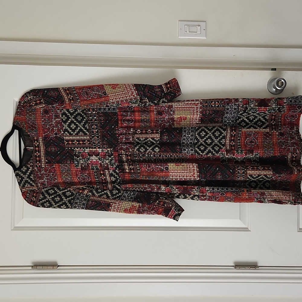 Zara vintage vibes midi dress
